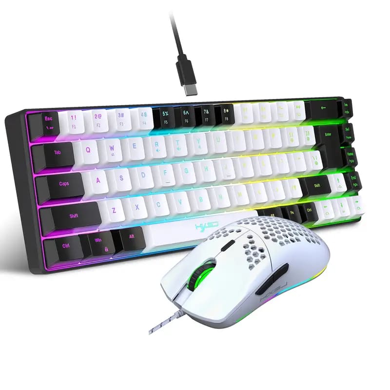 Mini Wired Gaming Keyboard and Mouse Combo